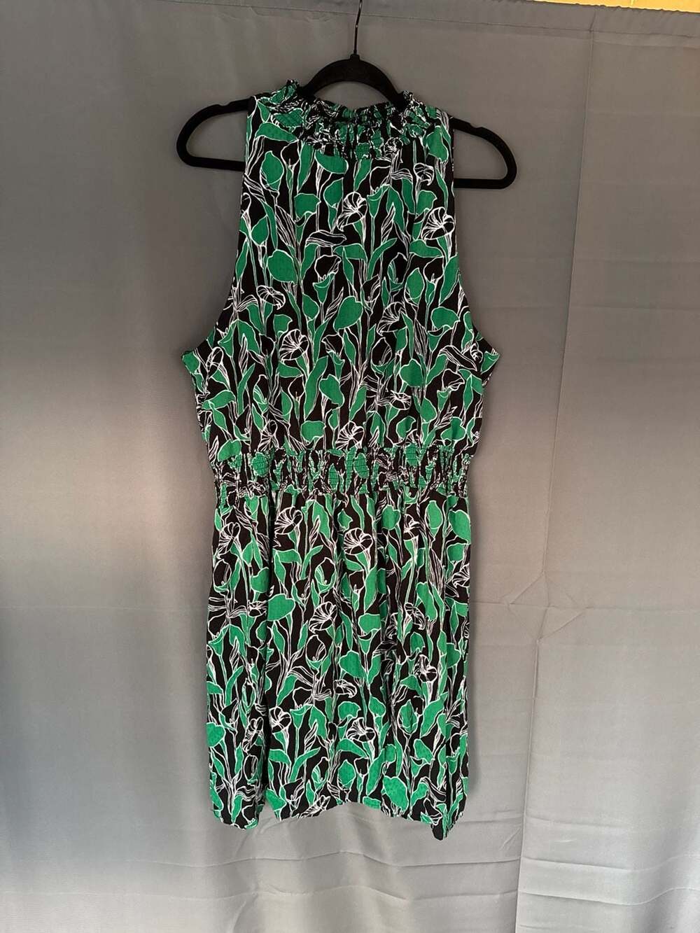 A New Day Sleeveless Smocked Waist Floral Dress XXL